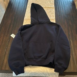 Aritizia TNA Cozy Fleece Navy Hoodie
